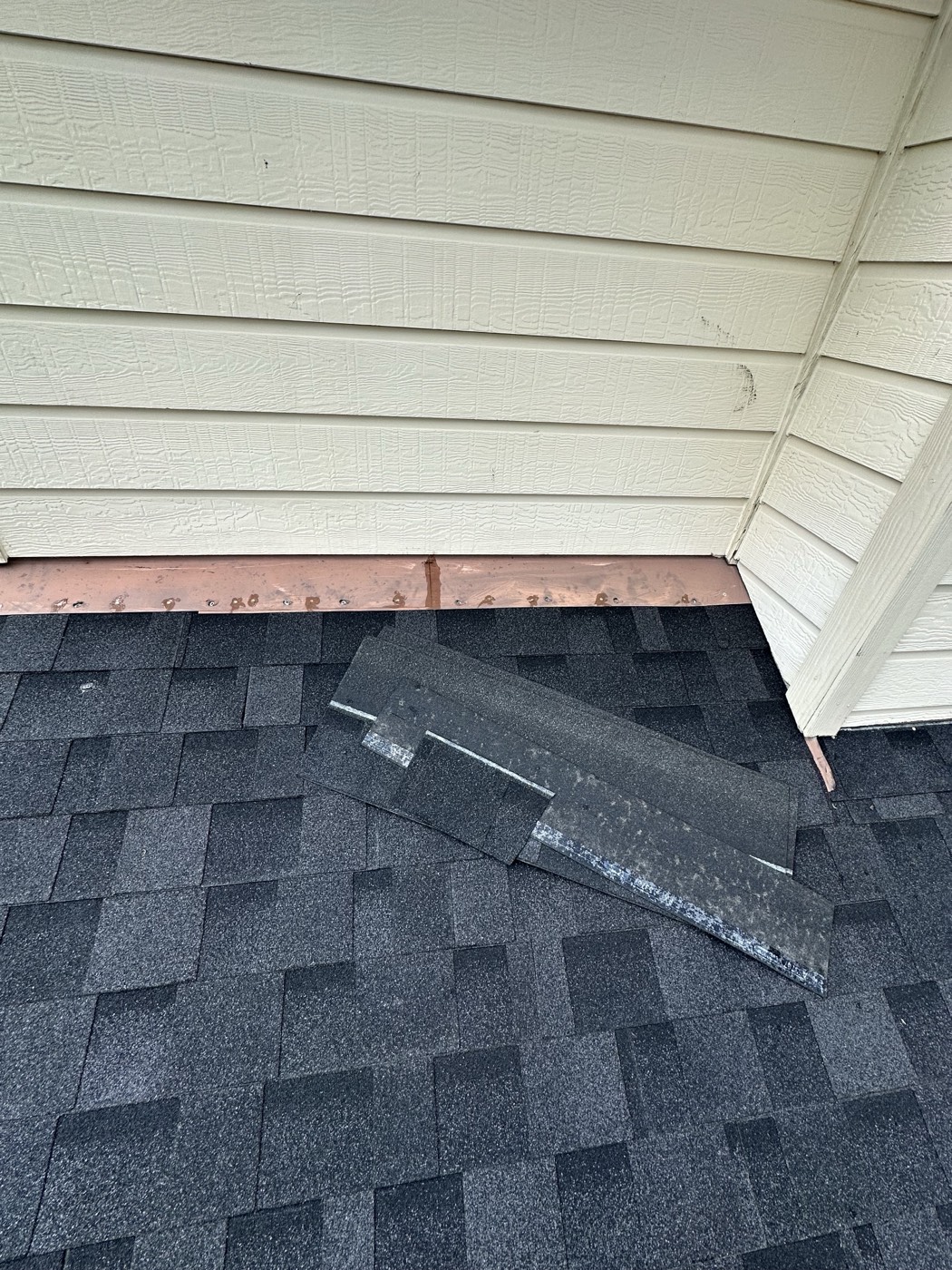 Clean shingle and flashing detail work